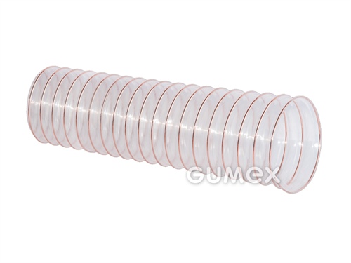 VULCANO NEXT 09, 40mm, -0,25bar, PU-Esterbasis, Stahlspirale, -40°C/+90°C, transparent, 